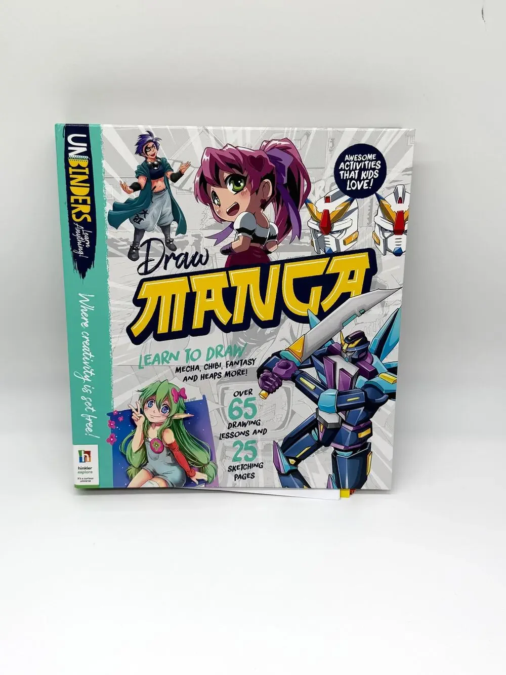 Unbinders Draw Manga Learn to Draw Hardcover Hinkler Art Book 65 Lessons New